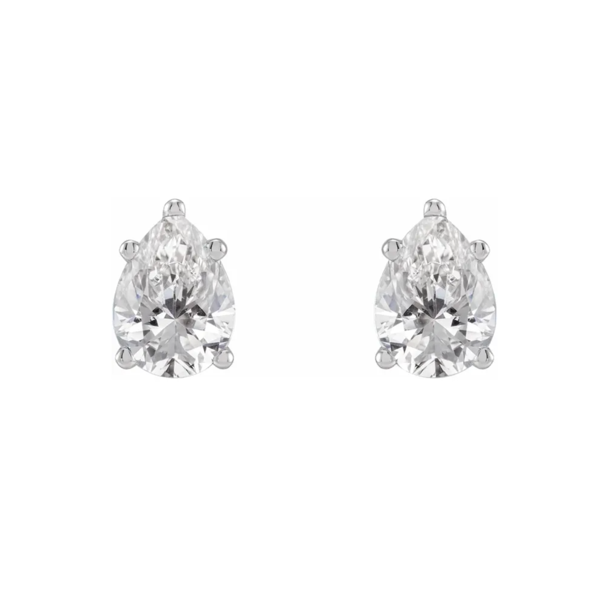 Pear-Cut Diamond Stud Earrings – 5/8 CT. TW