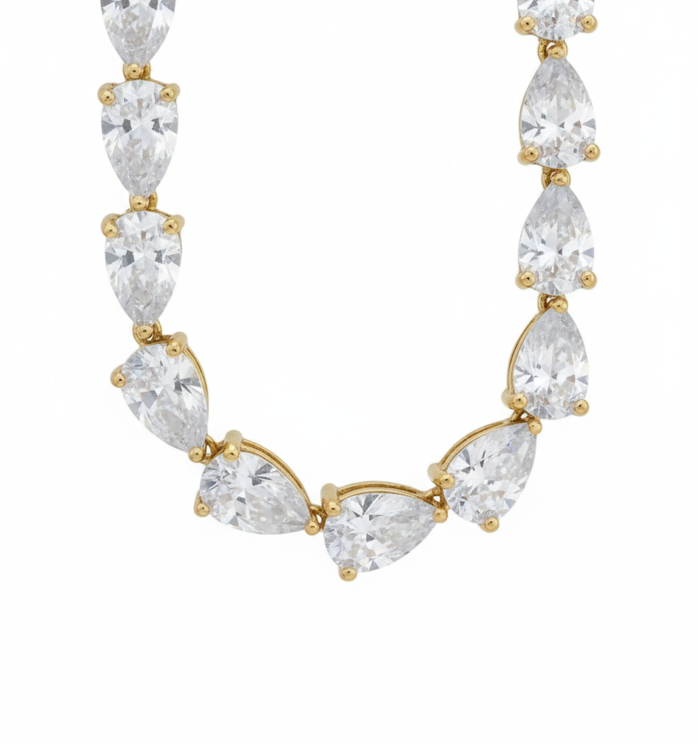Line Diamond Necklace – 10 CT. TW (16")