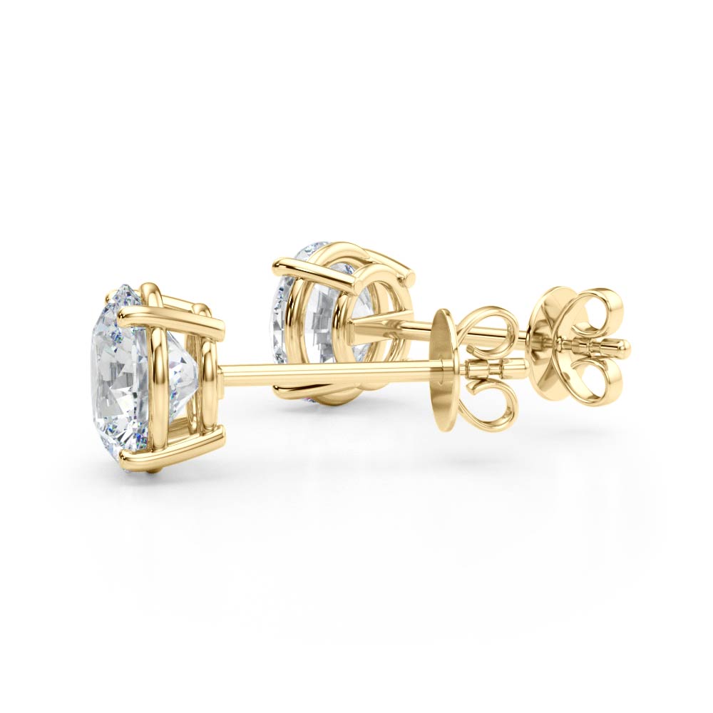 Classic 4-Prong Diamond Stud Earrings