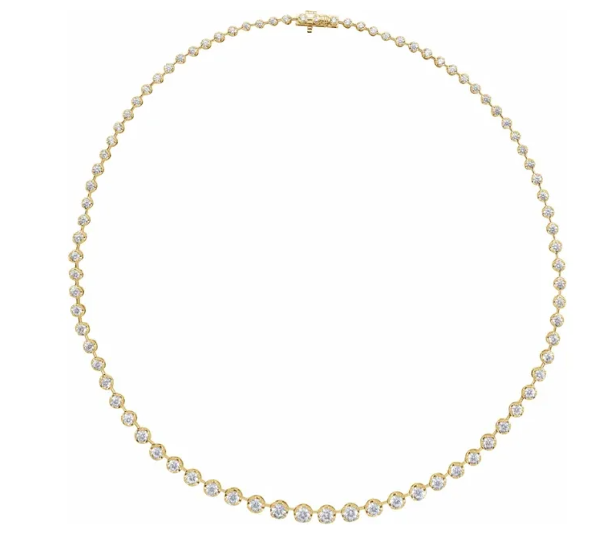 Line Diamond Necklace – 6 3/4 CT. TW