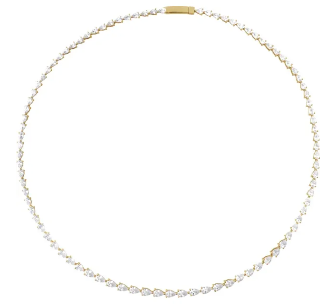 Line Diamond Necklace – 10 CT. TW (16")