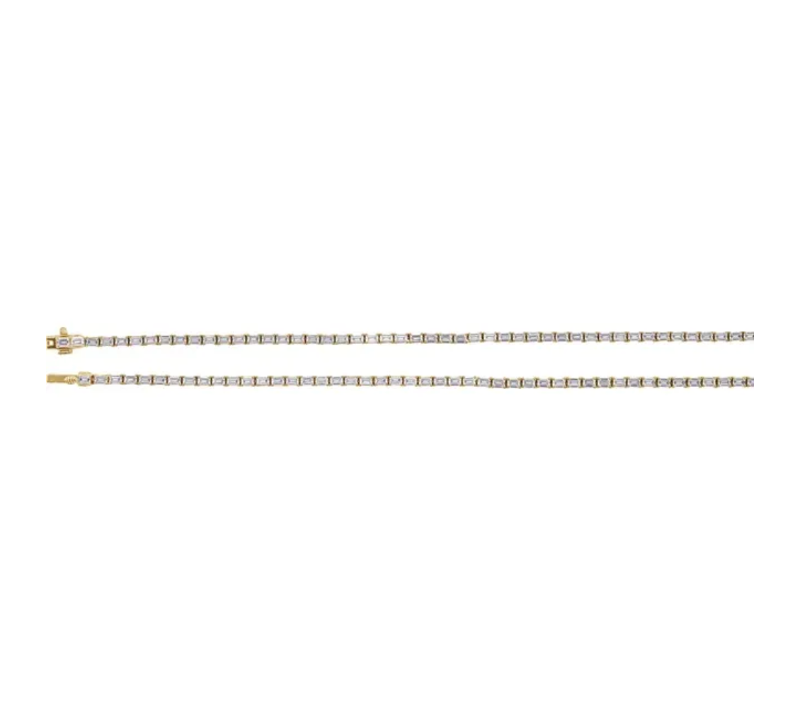 Line Diamond Necklace – 11 3/4 CT. TW (16")