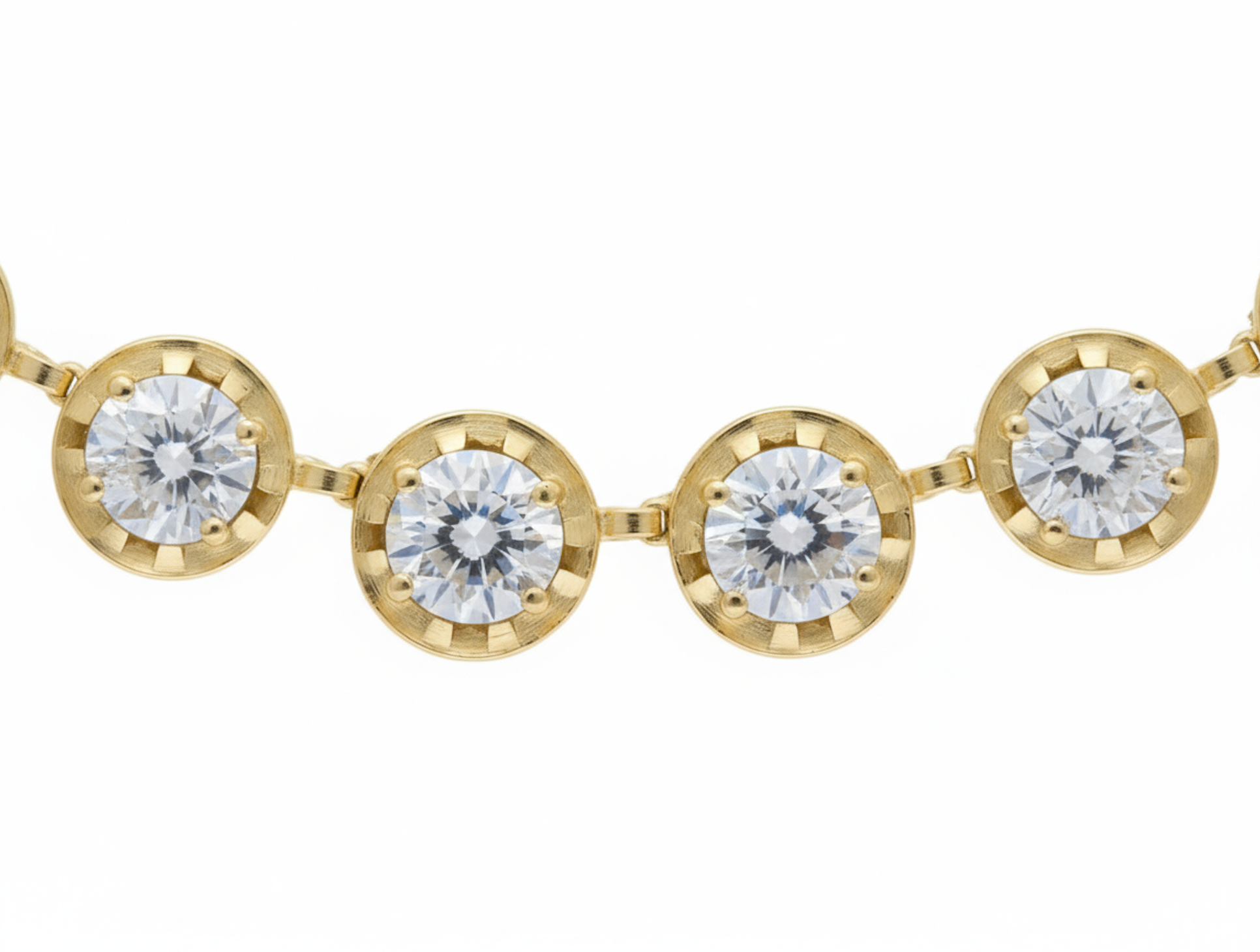 Line Diamond Necklace – 6 3/4 CT. TW
