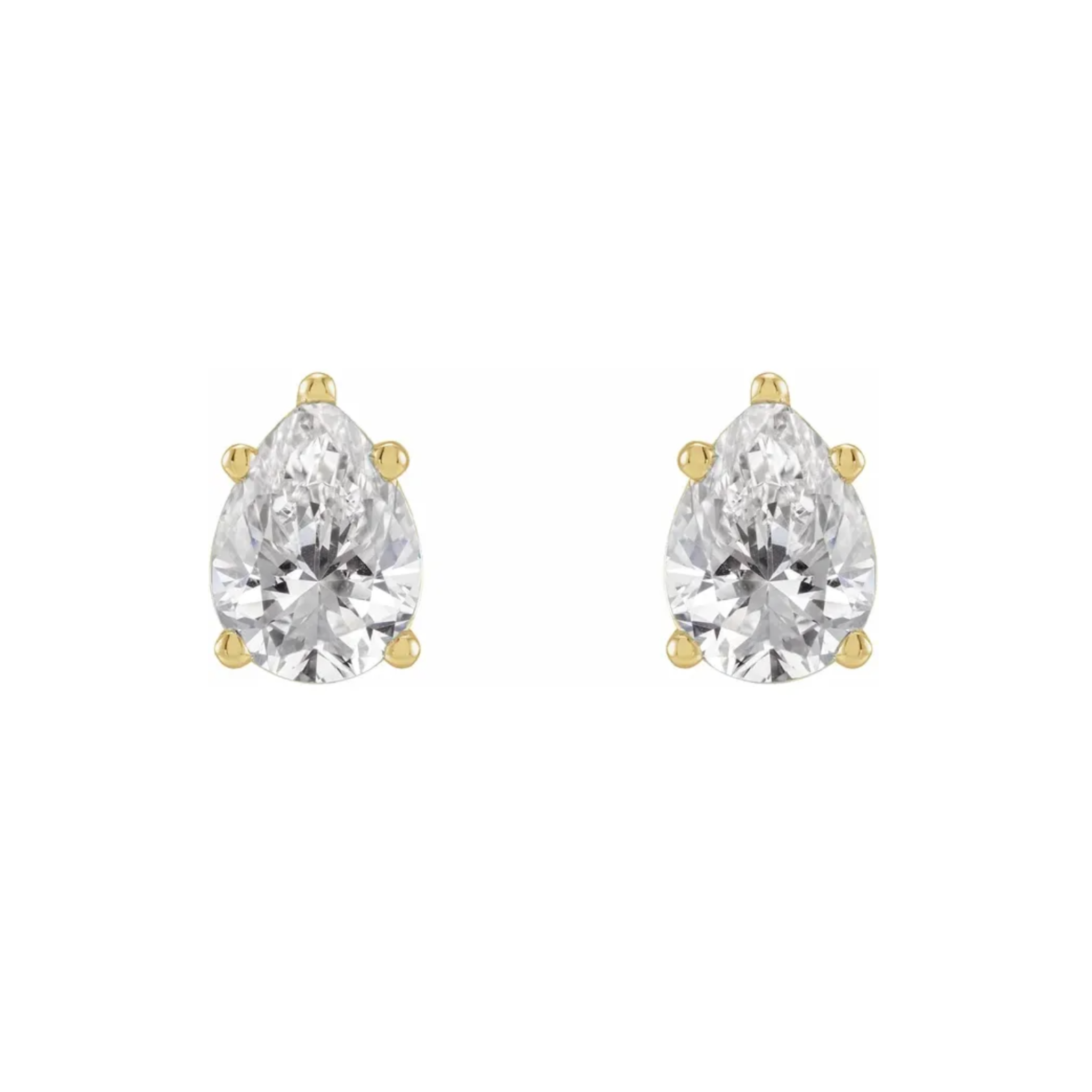 Pear-Cut Diamond Stud Earrings – 5/8 CT. TW