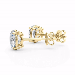 Classic 3-Prong Diamond Stud Earrings
