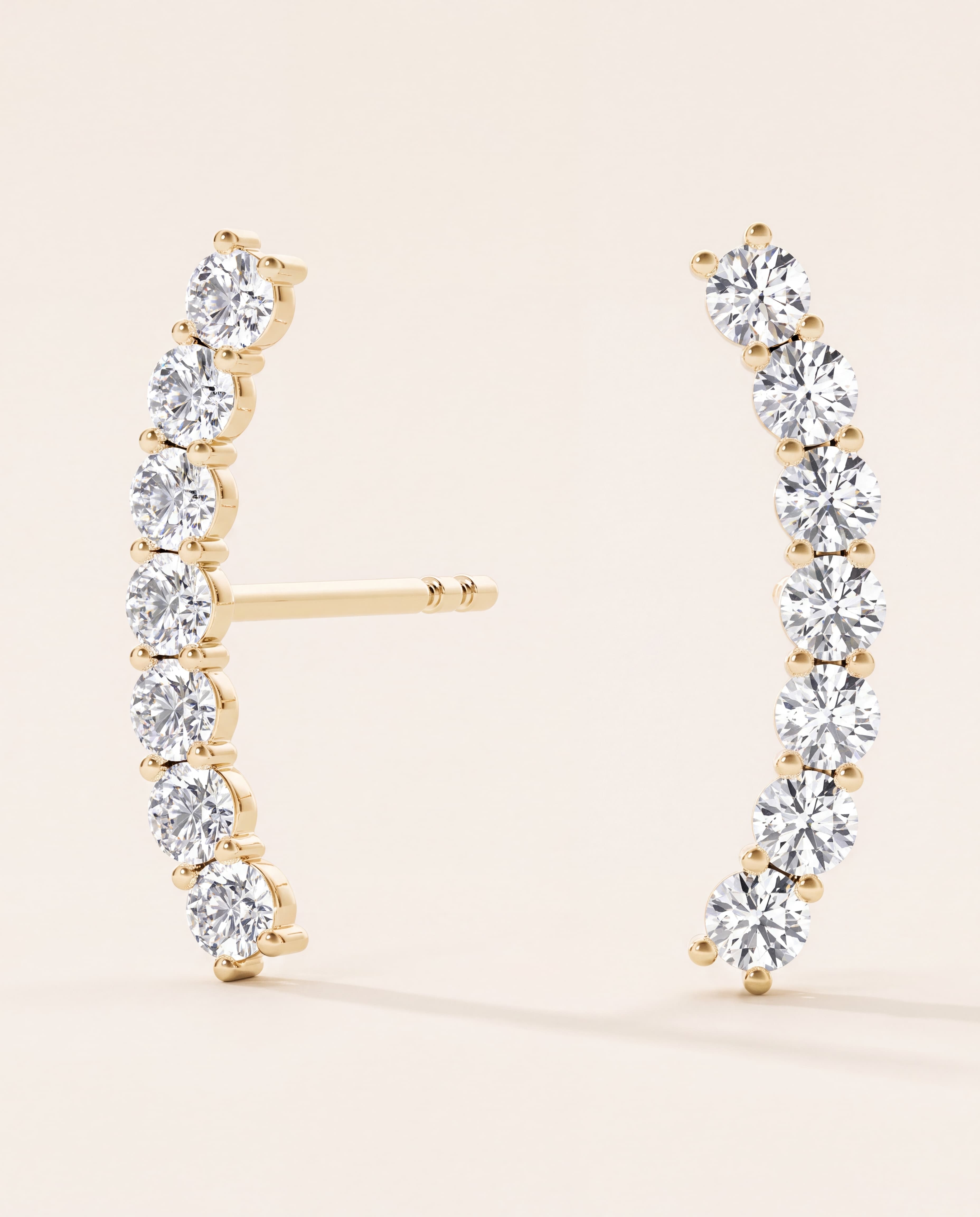 Diamond Earring Jackets – 0.40 CT. TW, studio photograph