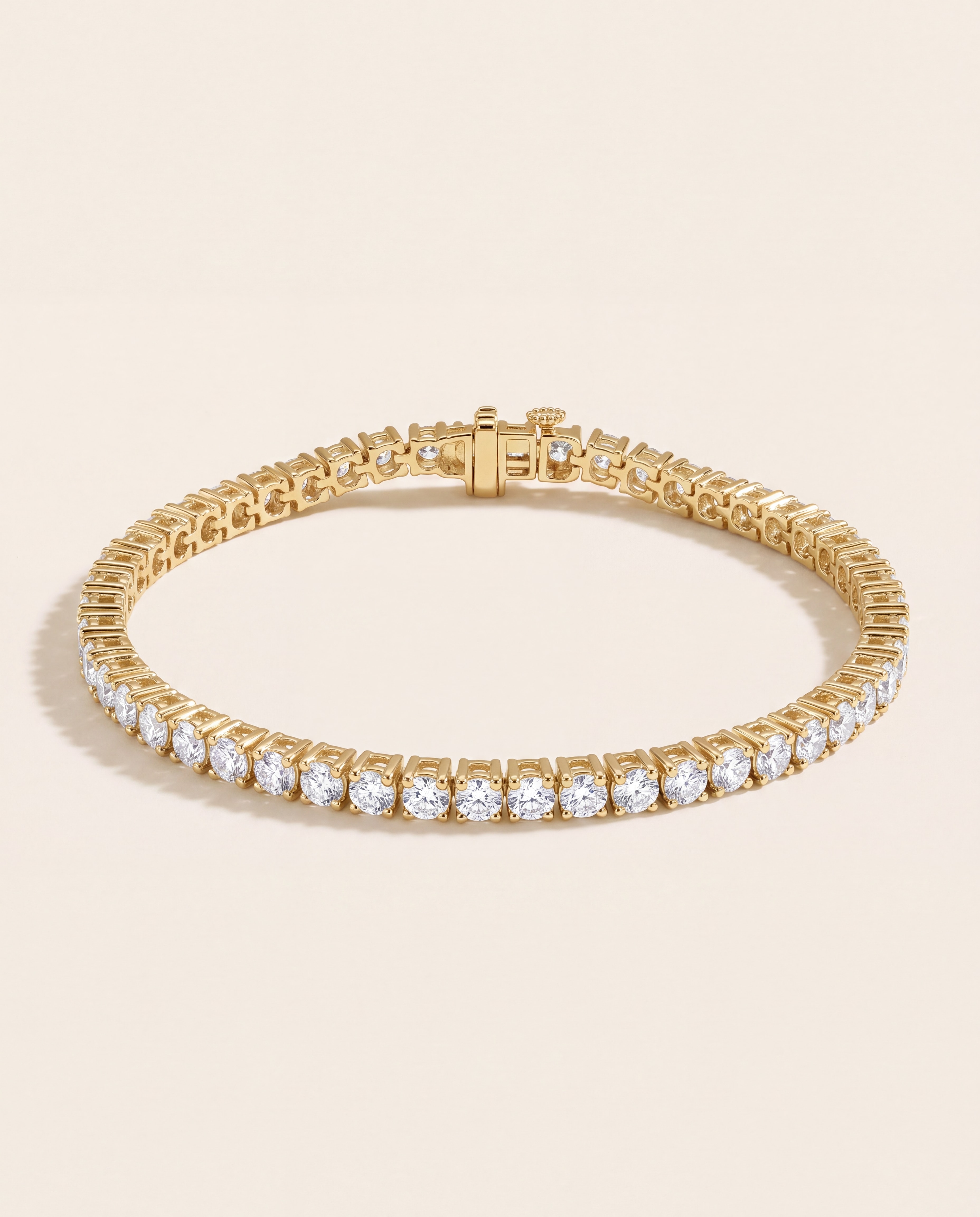 Diamond Line Bracelet – 6 CT. TW (7"), studio photograph