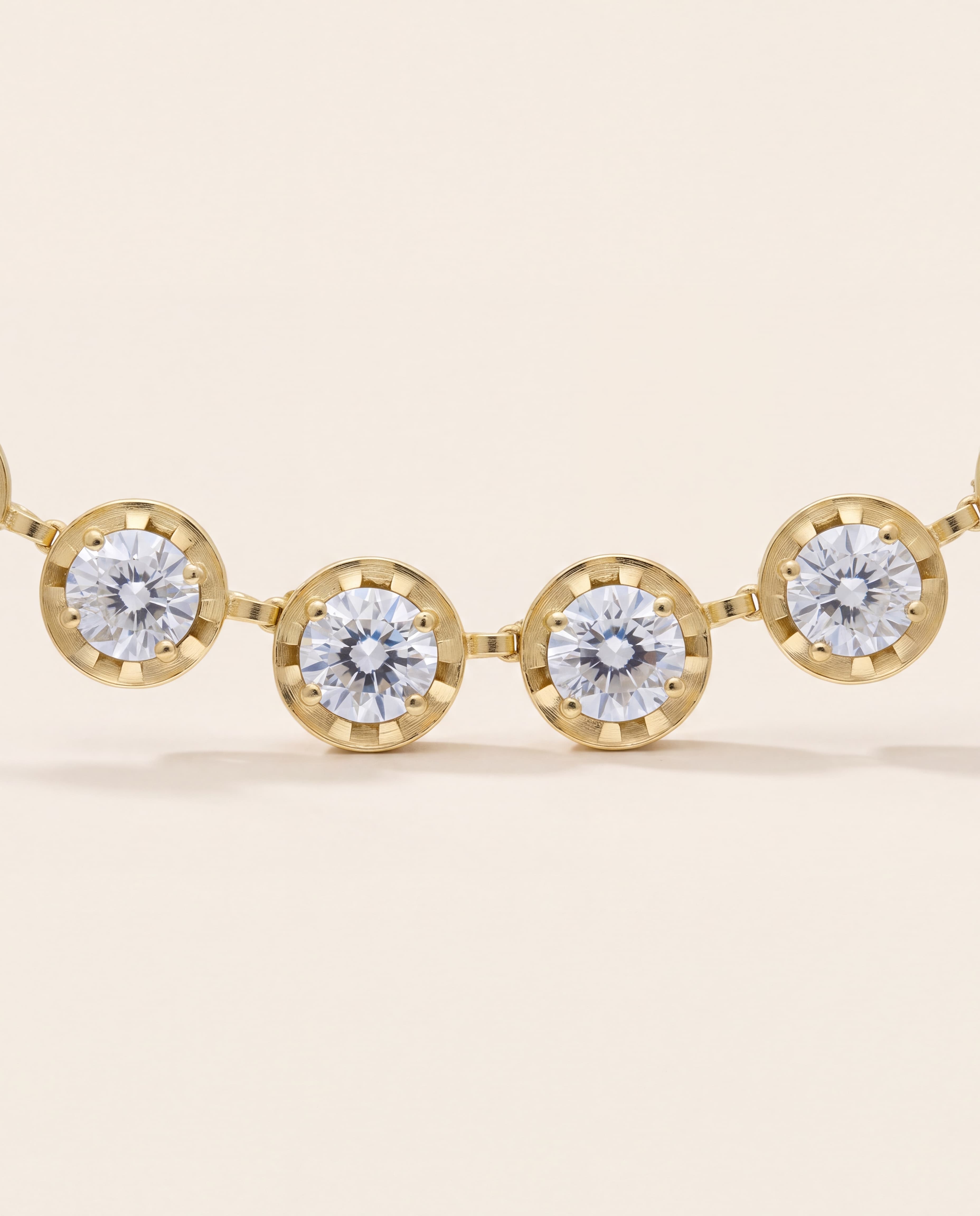 Line Diamond Necklace – 6 3/4 CT. TW, studio photograph
