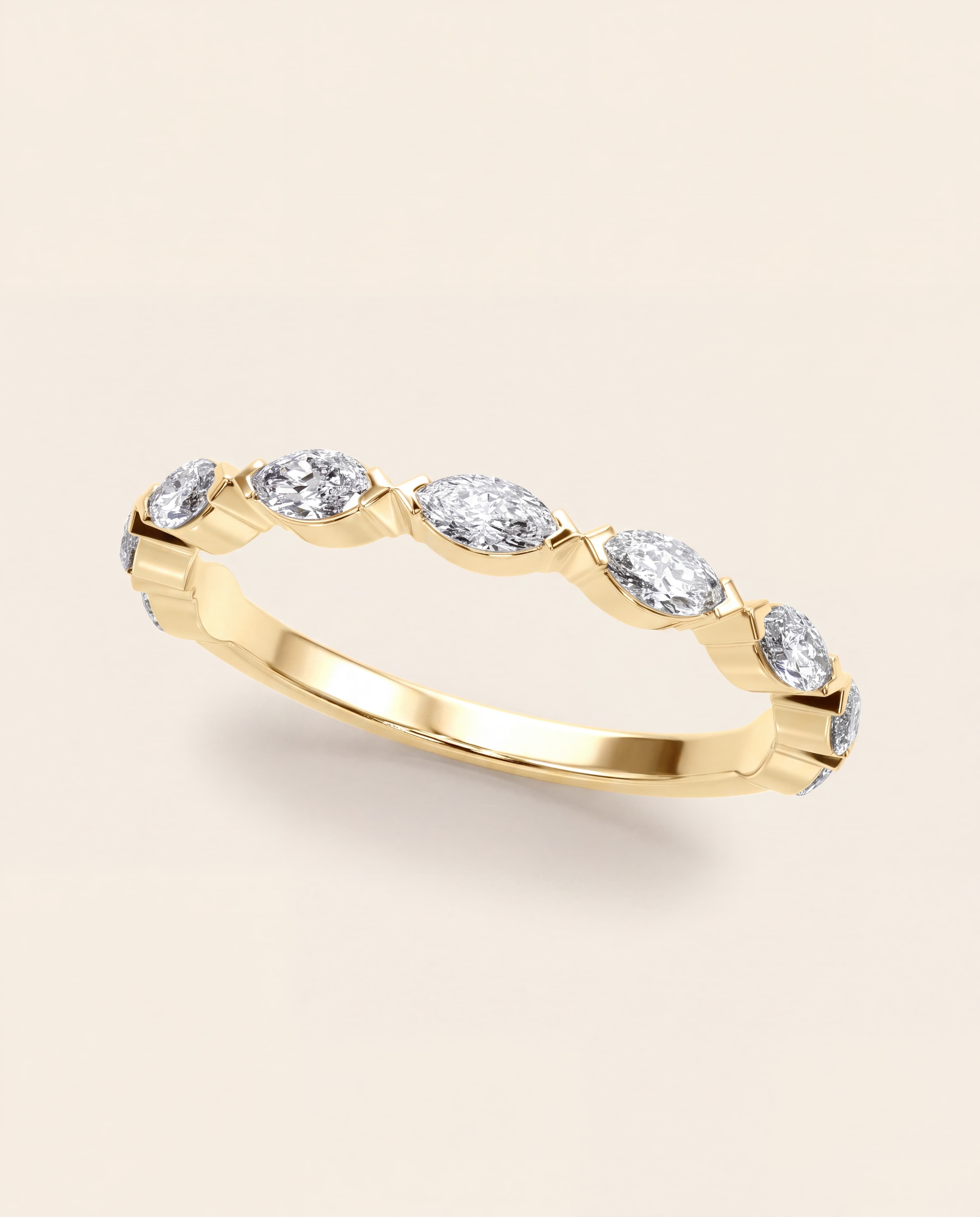 9-Stone Marquise-Inspired Diamond Band – 0.63 CT. TW, studio photograph