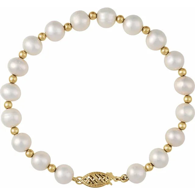 Freshwater Pearl Bracelet – 7 ¼ Inch