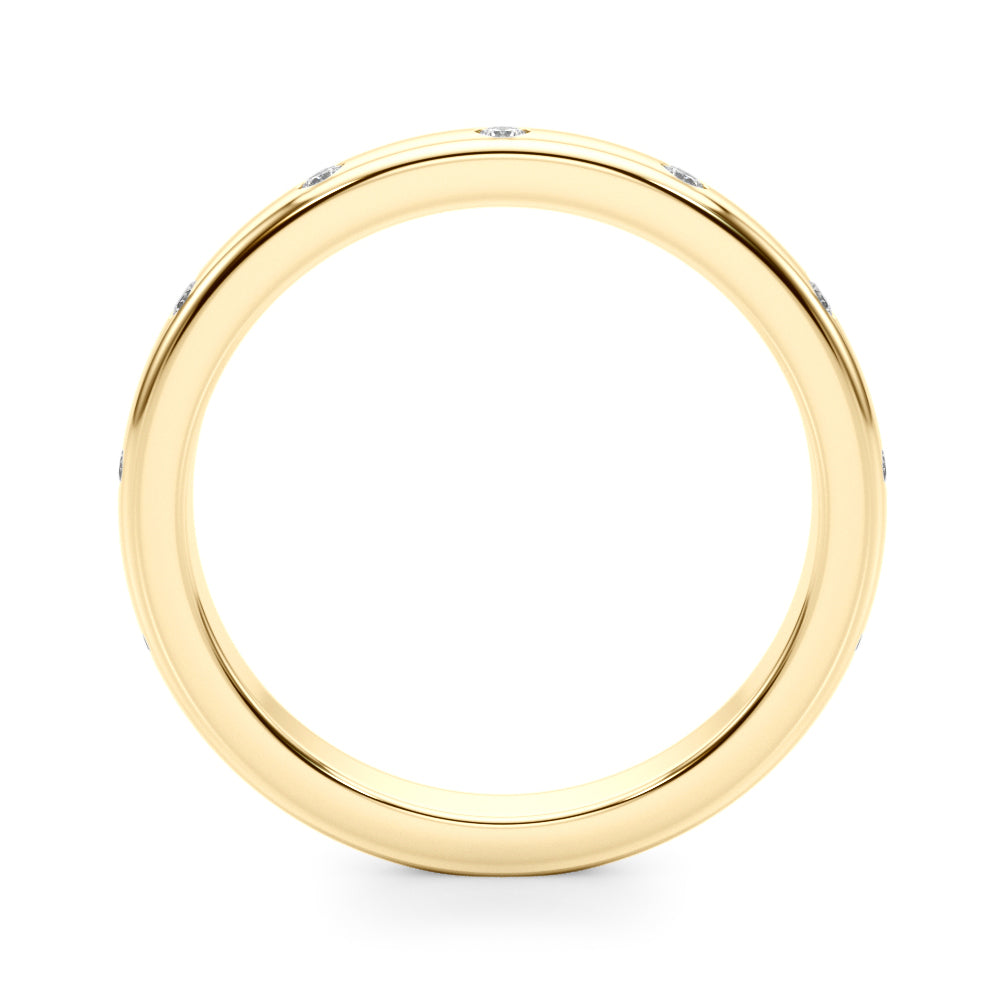 Burnished Diamond Band – 0.135 CT. TW