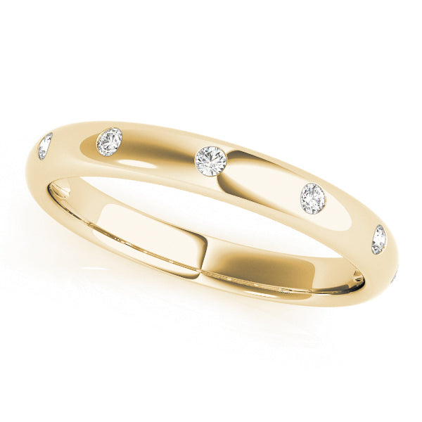 Bezel-Set Diamond Stacking Band – 0.105 CT. TW