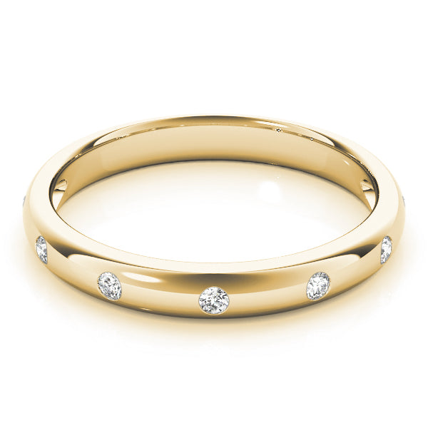 Bezel-Set Diamond Stacking Band – 0.105 CT. TW