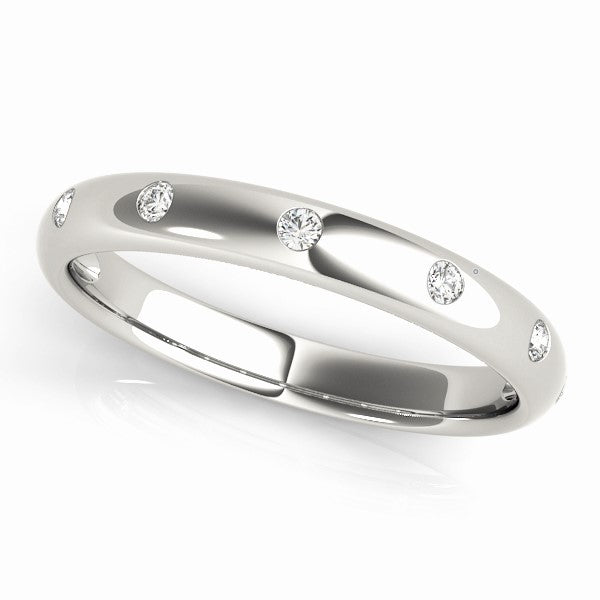 Bezel-Set Diamond Stacking Band – 0.105 CT. TW